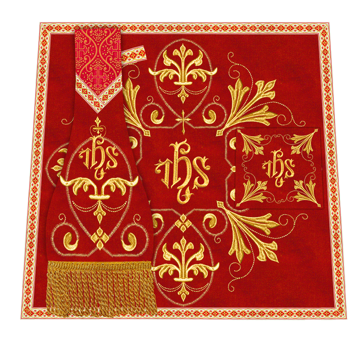 Spiritual Embroidery Mass Set Vestment