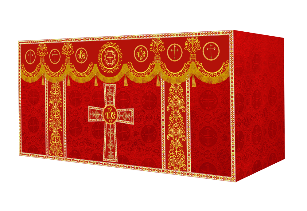 Altar Parament with Motif and Trims