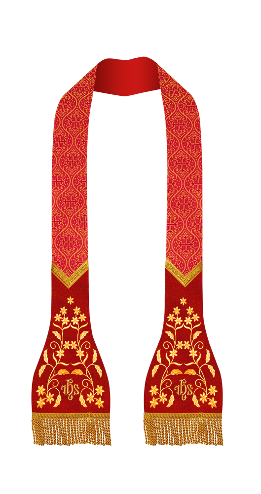 Roman Stole with Floral design