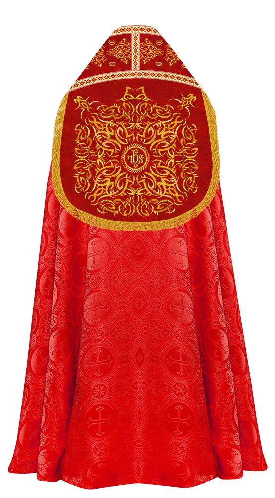 Traditional Embroidered Roman Cope Vestment