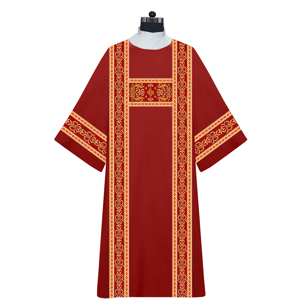 Dalmatics Vestments Enhanced With Woven Braids