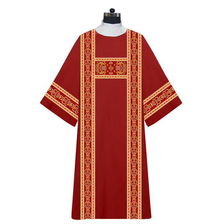 Dalmatics Vestments Enhanced With Woven Braids