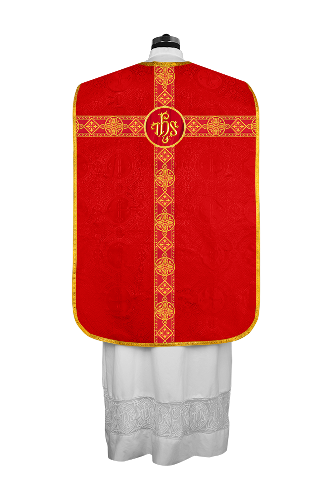 Casulla romana bordada 