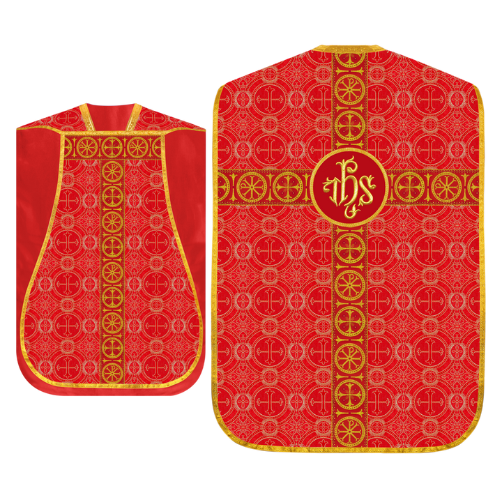 Roman Chasuble with Adorned Orphrey