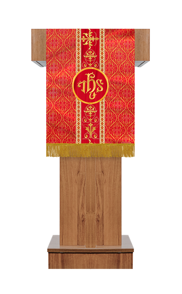 Altar Cloth with Spiritual Motif and Trims