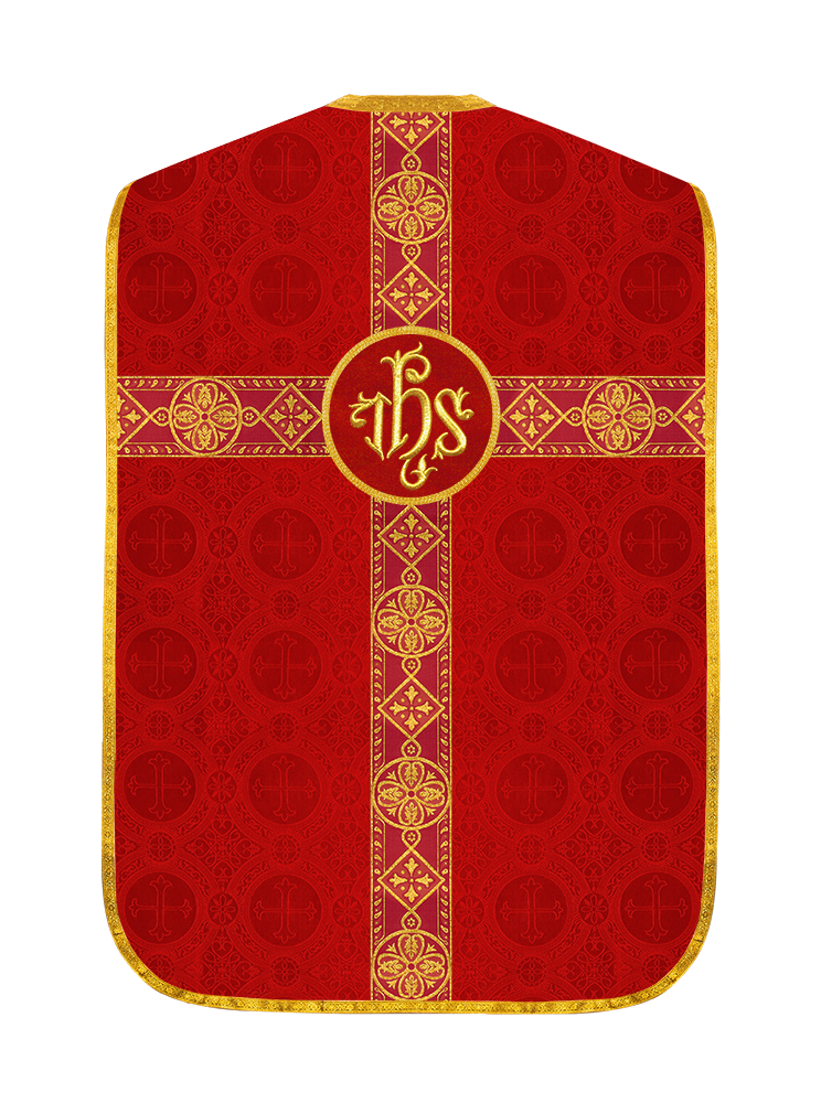 Embroidered Roman Chasuble Vestment