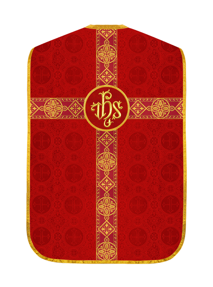 Embroidered Roman Chasuble Vestment