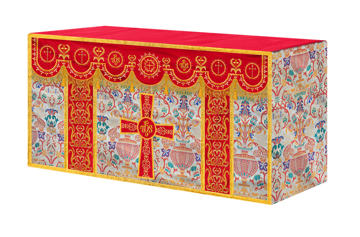 Tapestry Altar Cloth with Woven Braids