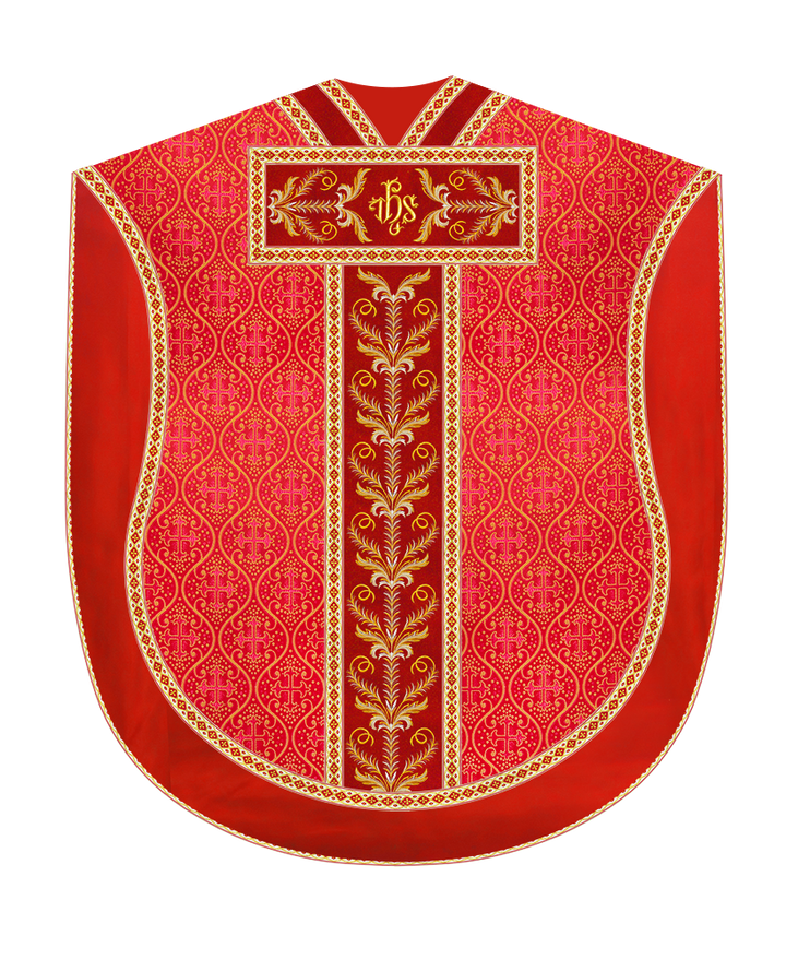 Borromean Chasuble Vestment With Liturgical Trims