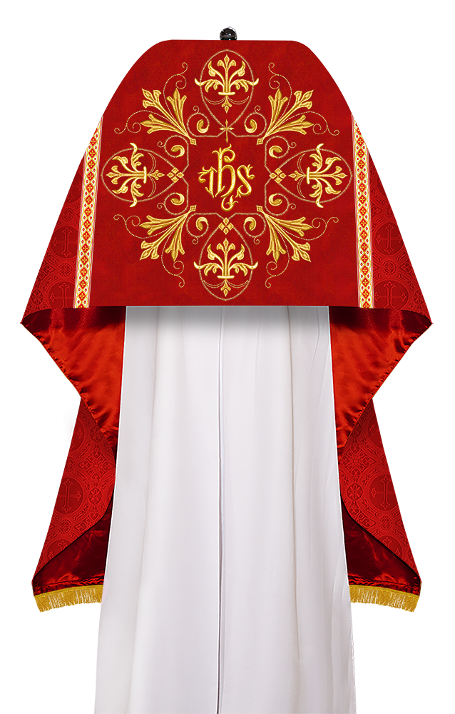 Humeral Veil Vestment with Adorned Liturgical Motif