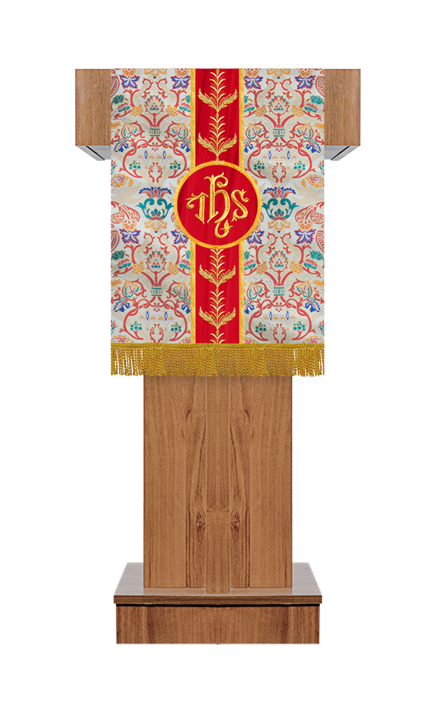 Tapestry Pulpit/Lectern Liturgical Embroidered Motif