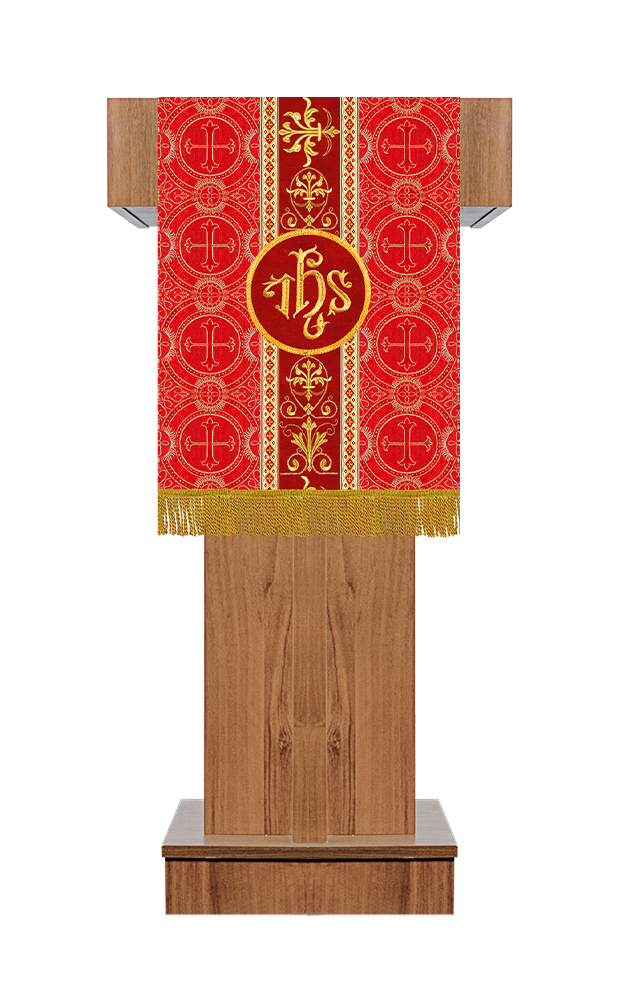 Pulpit/Lectern with Embellished Motif and Trims