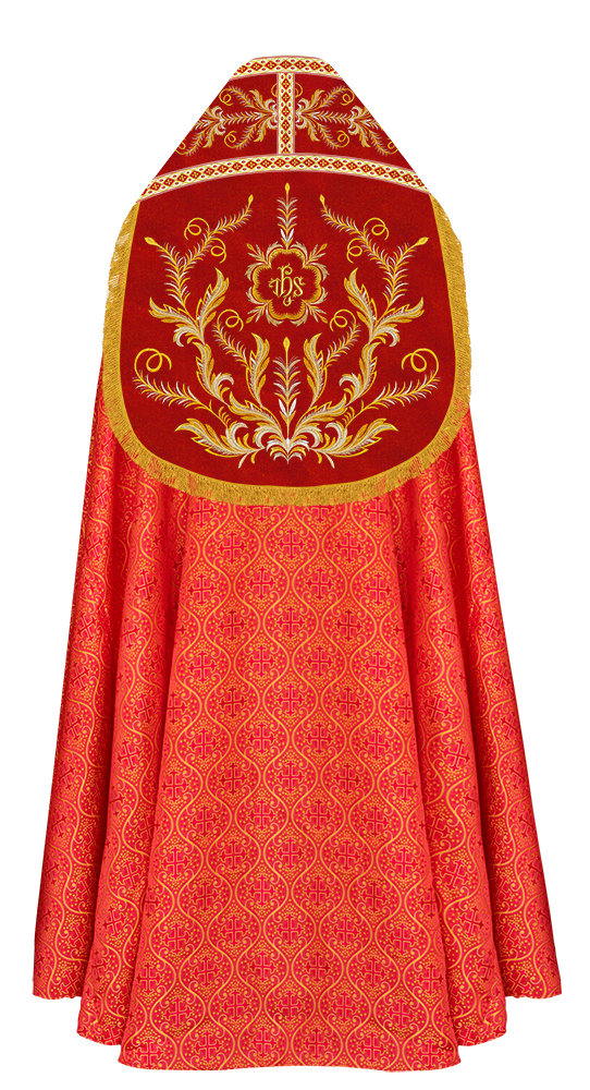 Traditional Embroidered Roman Cope Vestment