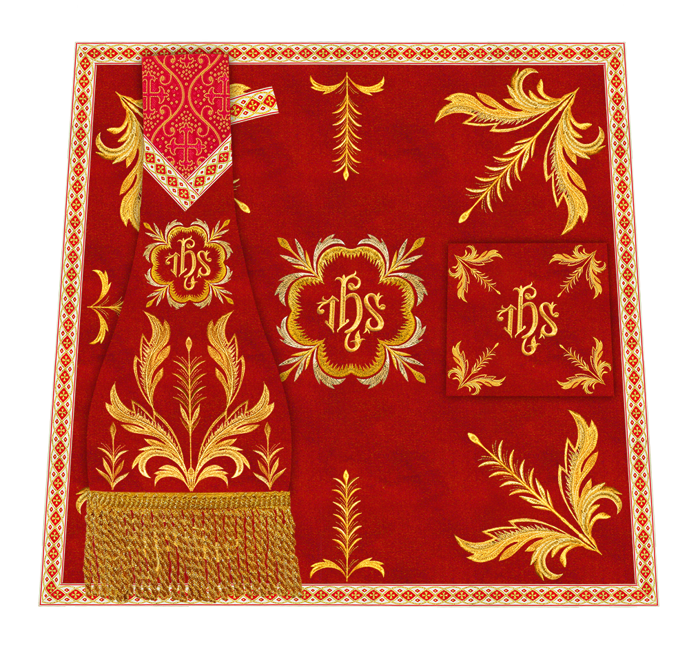 Borromean Chasuble Vestment With Liturgical Trims