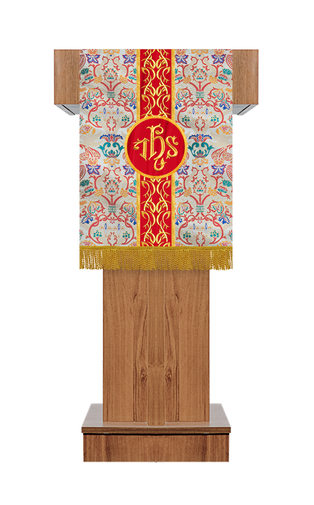 Embroidered Pulpit/Lectern with Tapestry