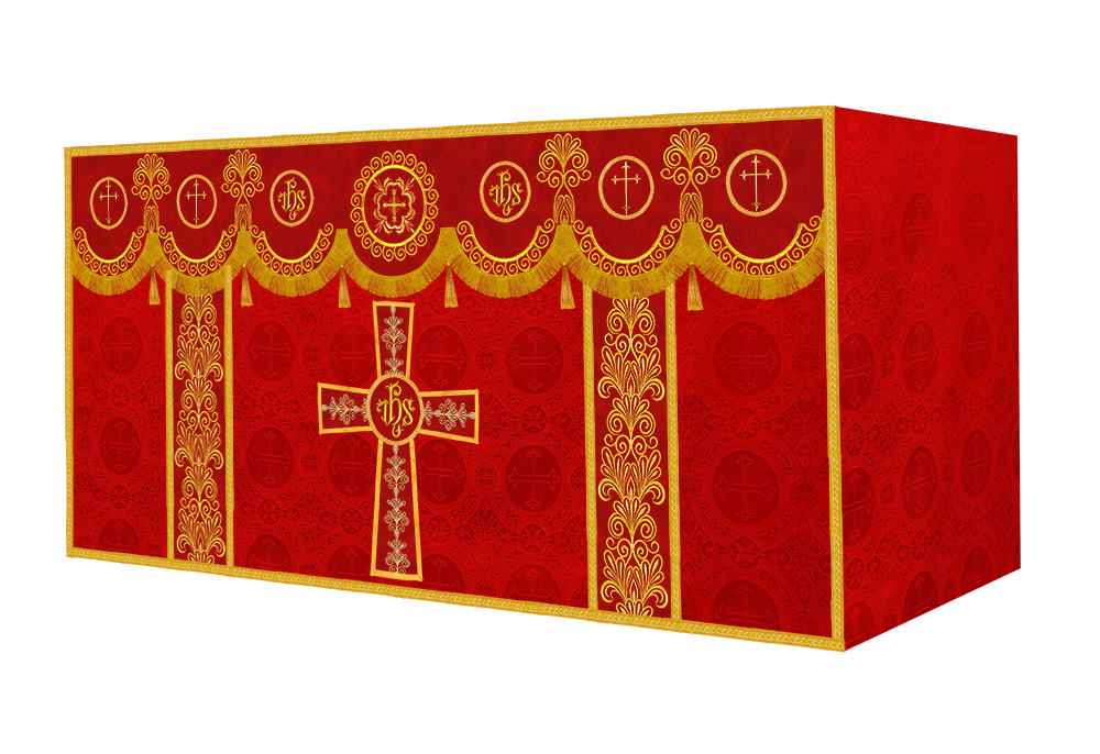 Altar Cloth with Liturgical Motif