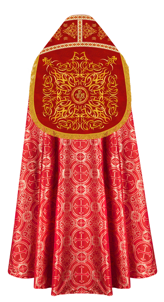 Traditional Embroidered Roman Cope Vestment