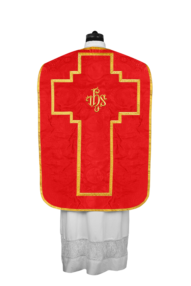 Roman Chasuble with adorned motif