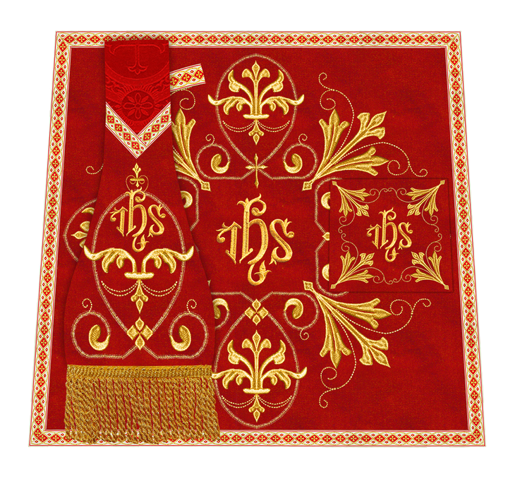 Spiritual Embroidery Mass Set Vestment