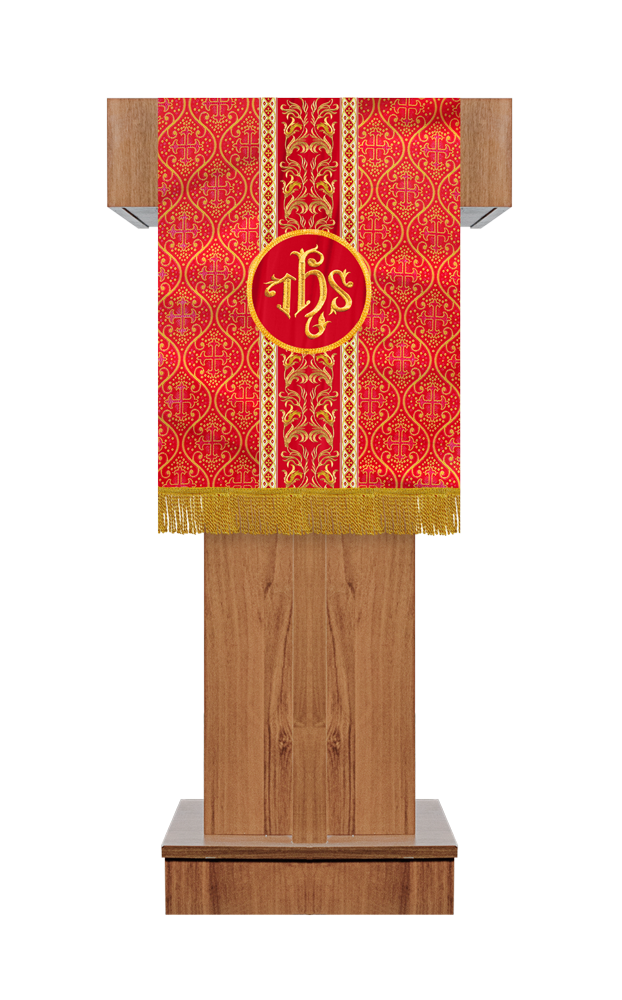 Altar Cloth with Liturgical Motif and Trims