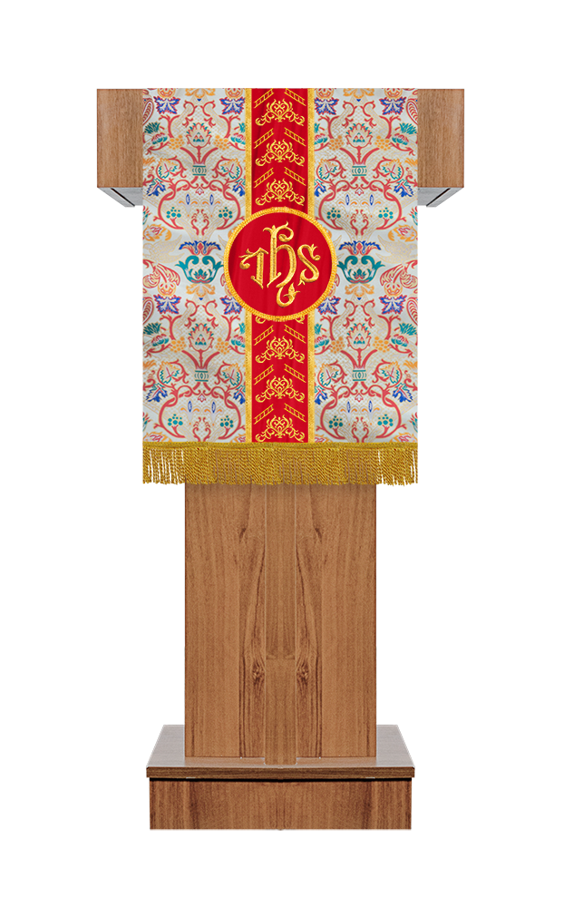 Tapestry Pulpit/Lectern with Woven Braids