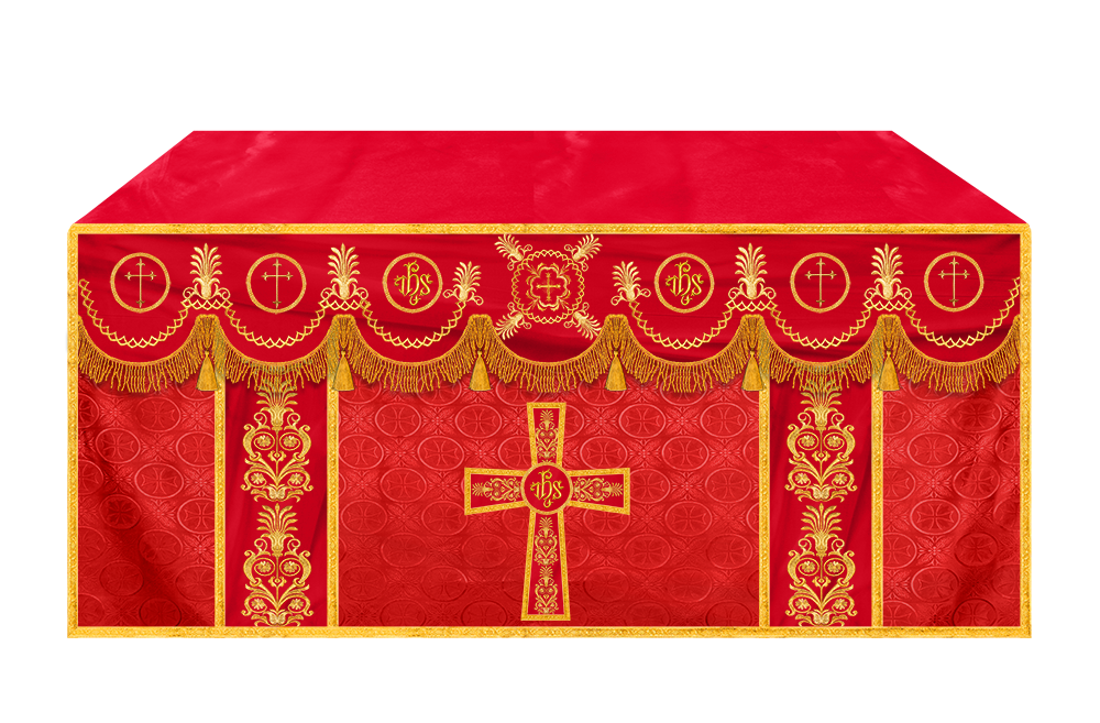 Ornate Embroidered Liturgical Altar Cloth