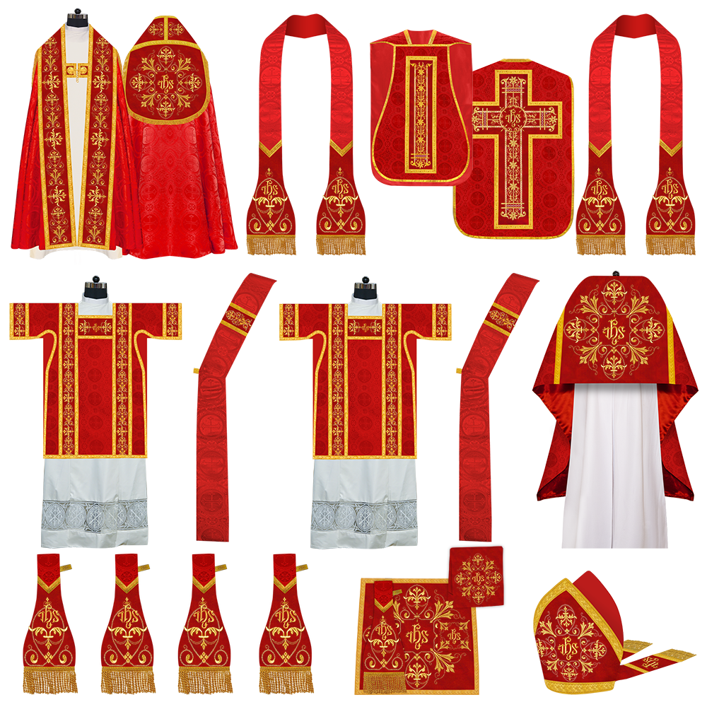 Roman Highline Mass Set with Embroidered Orphrey