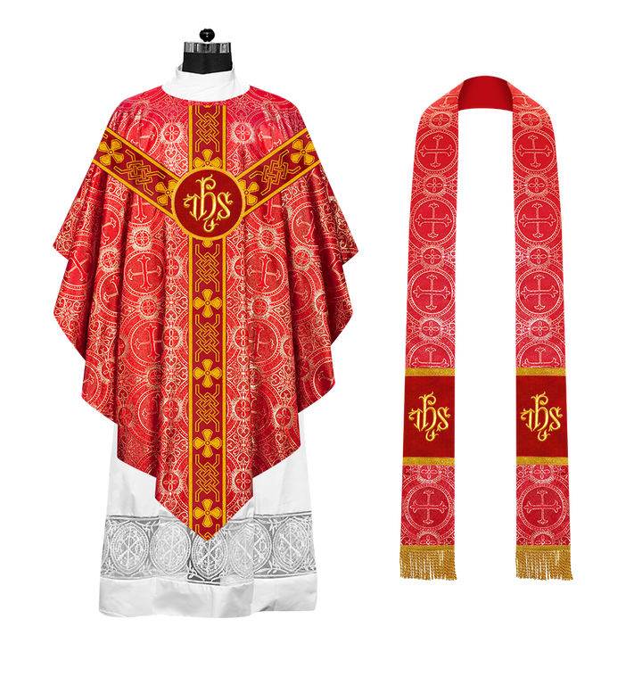 Pugin Chasuble with Designer orphrey