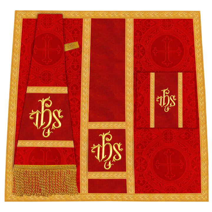 Roman chasuble with Motif and Trims