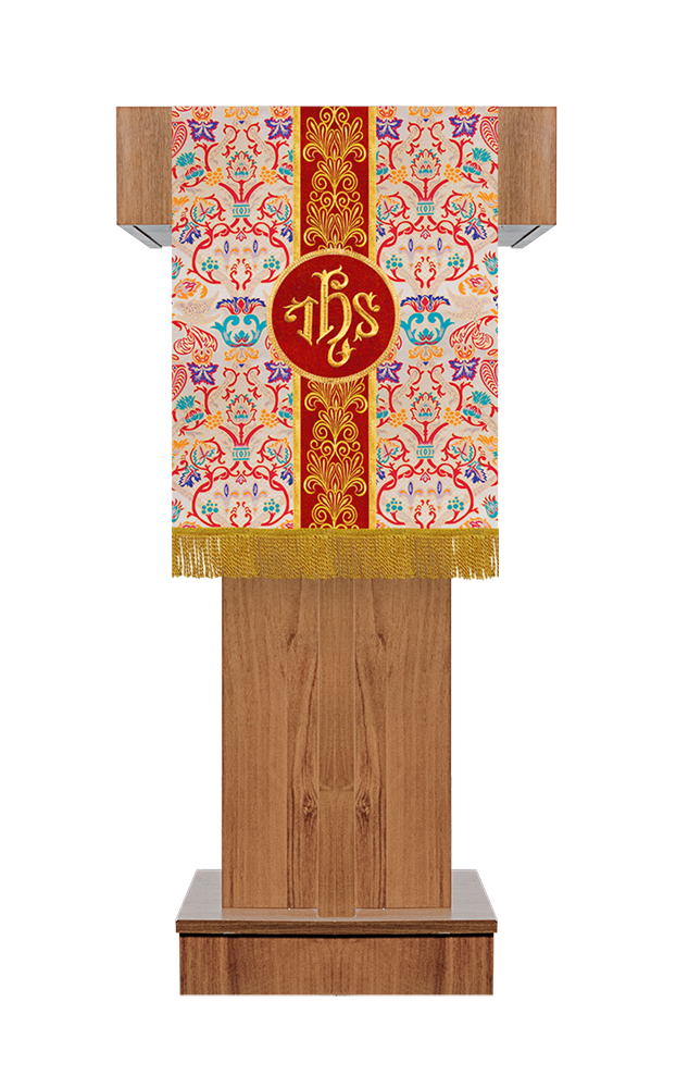 Tapestry Pulpit/Lectern with Spiritual Motif