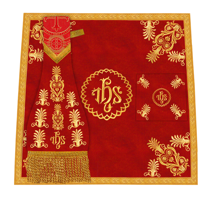 Mass set with solemn designs