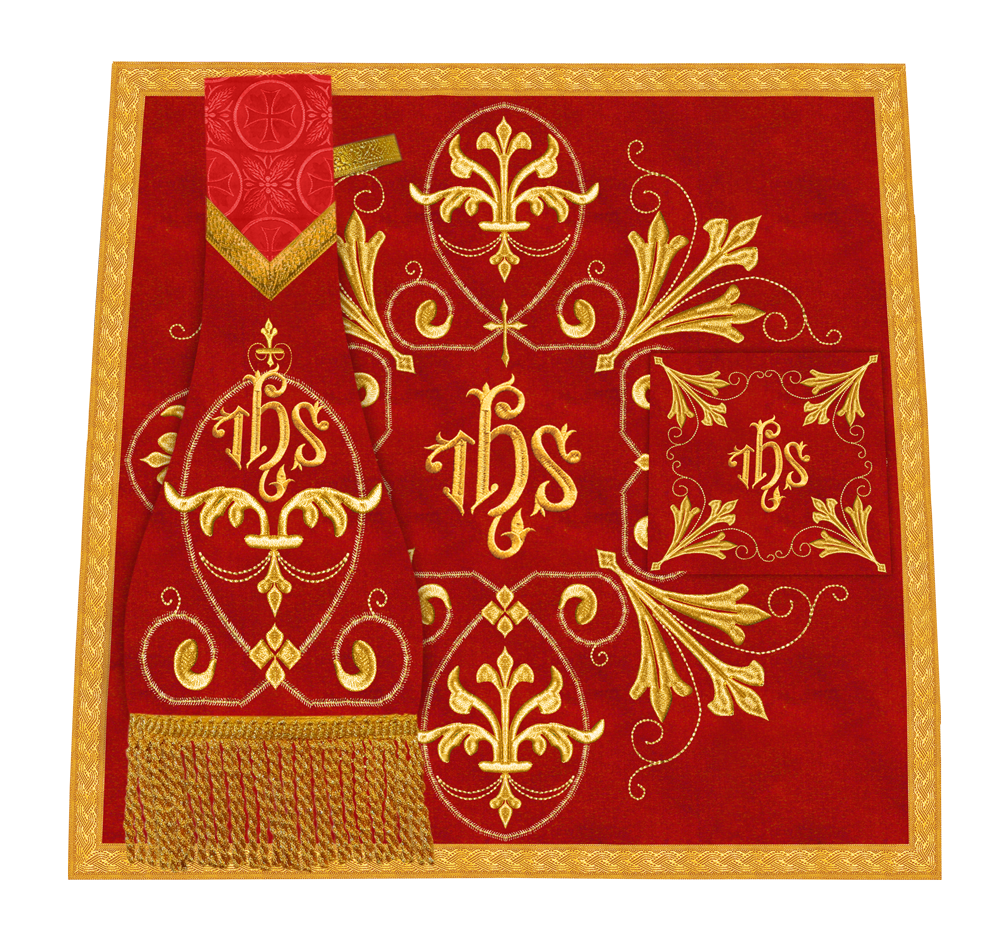 Exquisite Altar Cloth with Intricate Embroidery