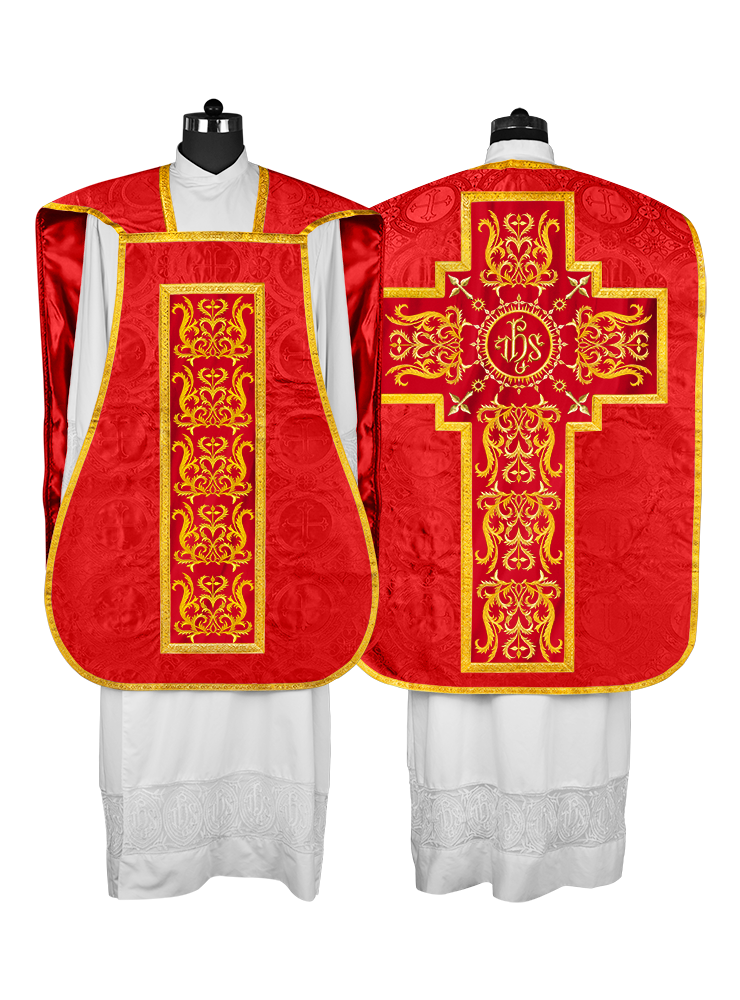 Roman Chasuble with matching stole