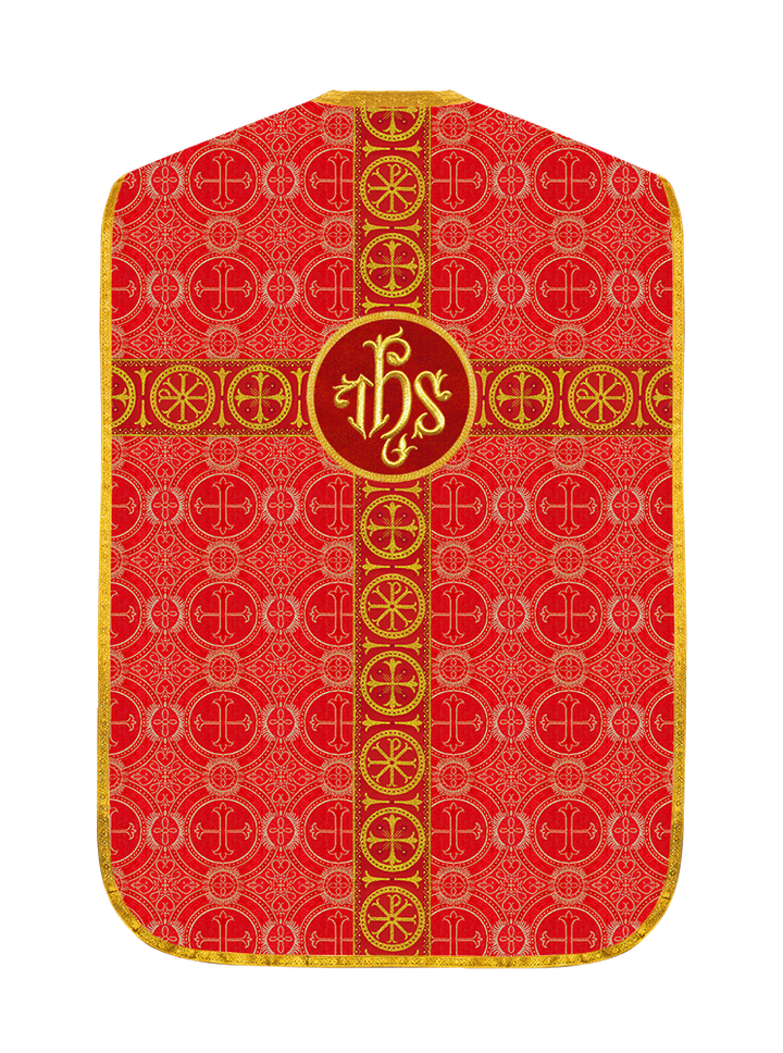 Roman Chasuble with Adorned Orphrey