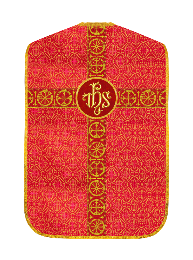 Roman Chasuble with Adorned Orphrey