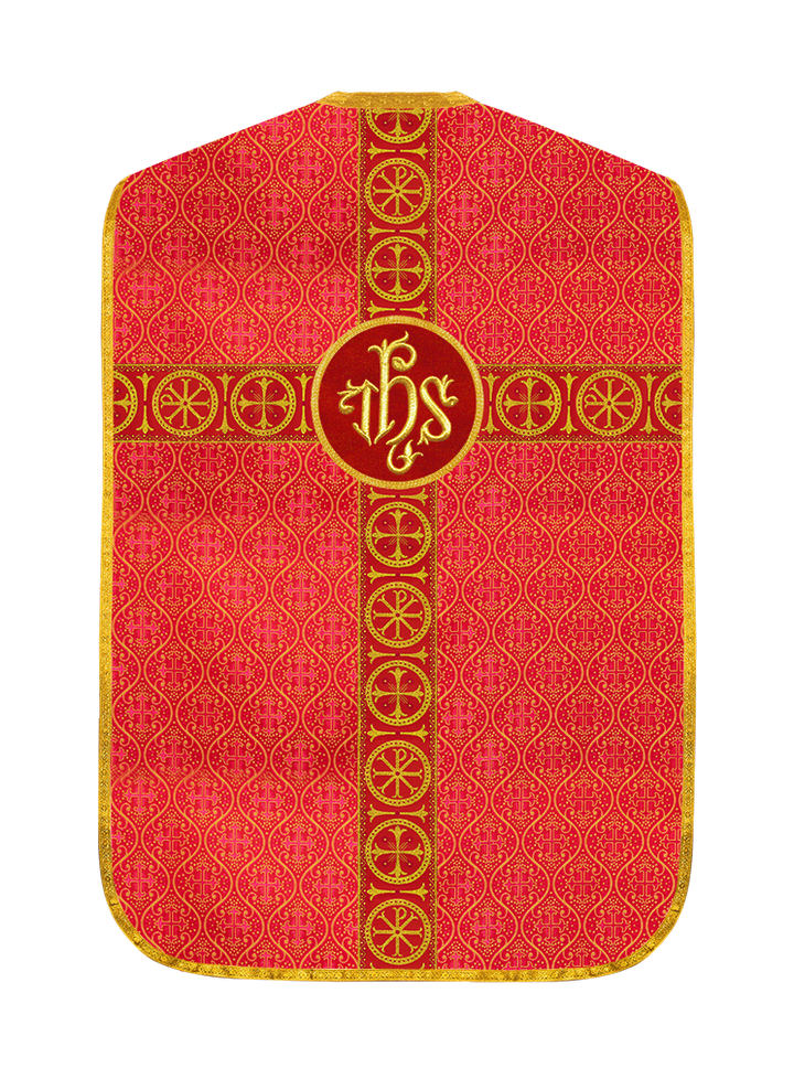 Roman Chasuble with Adorned Orphrey