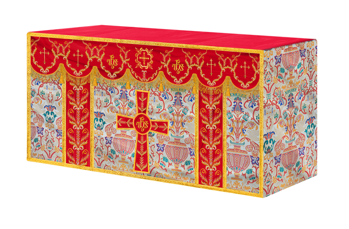 Tapestry Altar Cloth with Liturgical Motif