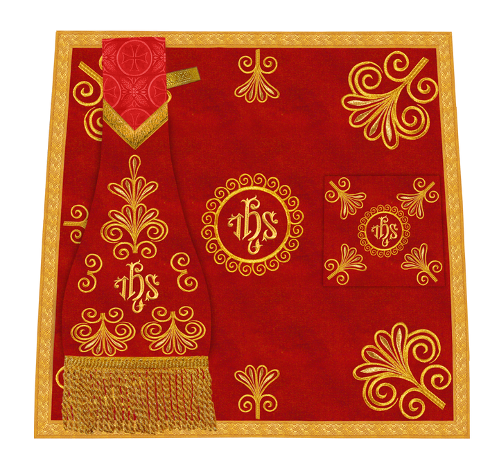 Church Mass Set with Elegant Liturgical Embroidery