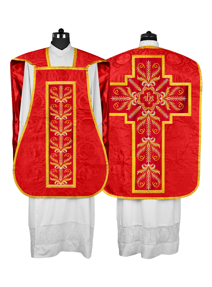Roman Chasuble with liturgical motifs