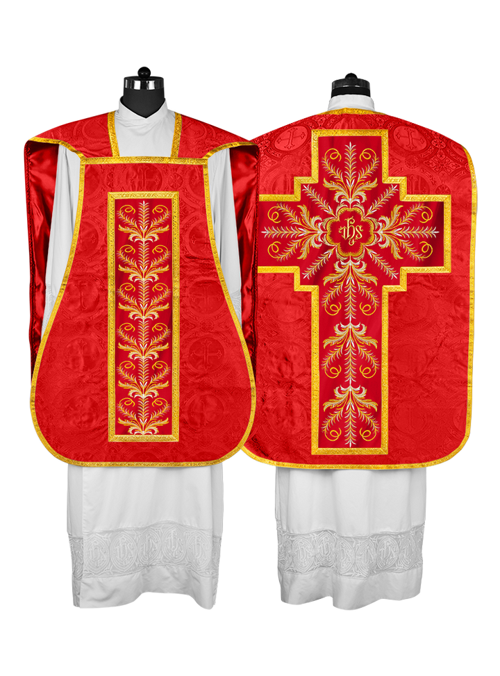 Roman Chasuble with liturgical motifs