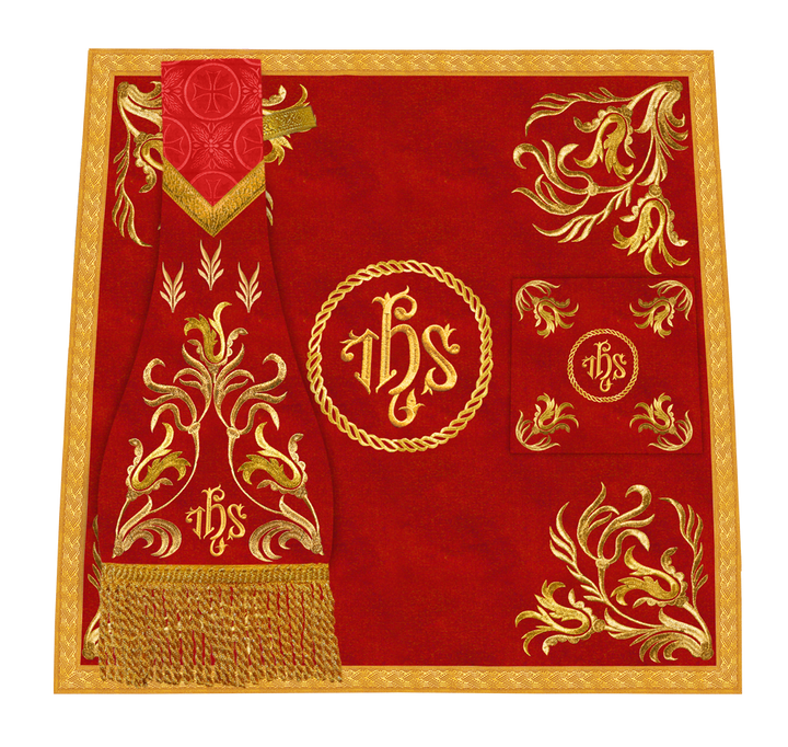 Church Altar Cloth with Refined Embroidery and Motif
