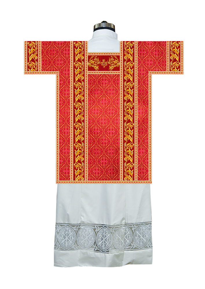 Tunicle Vestment with Woven Braids