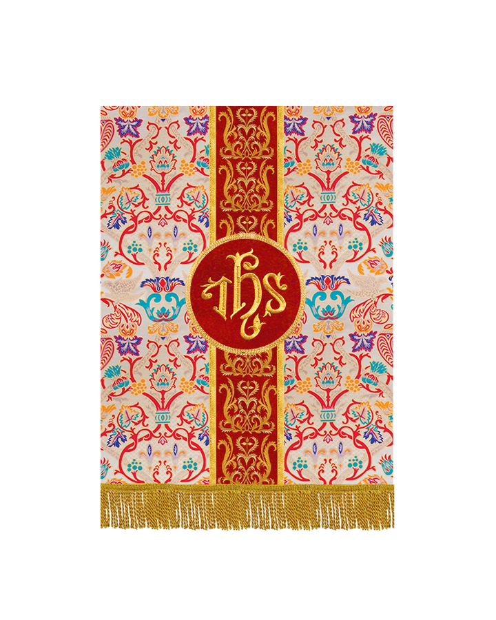 Embroidered Tapestry Pulpit/Lectern with intricate Trim