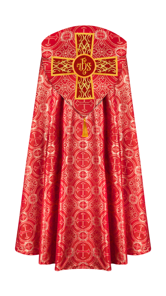 Gothic Cope Vestments With Liturgical Embroidery and Trims