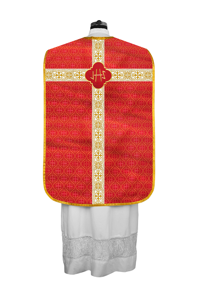 Vestimentas con espalda de violín con motivo y cruz Orphrey