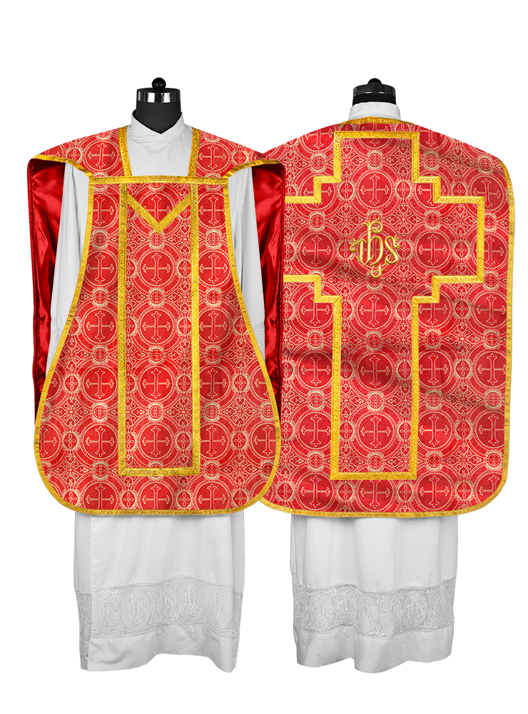 Roman Chasuble with adorned motif