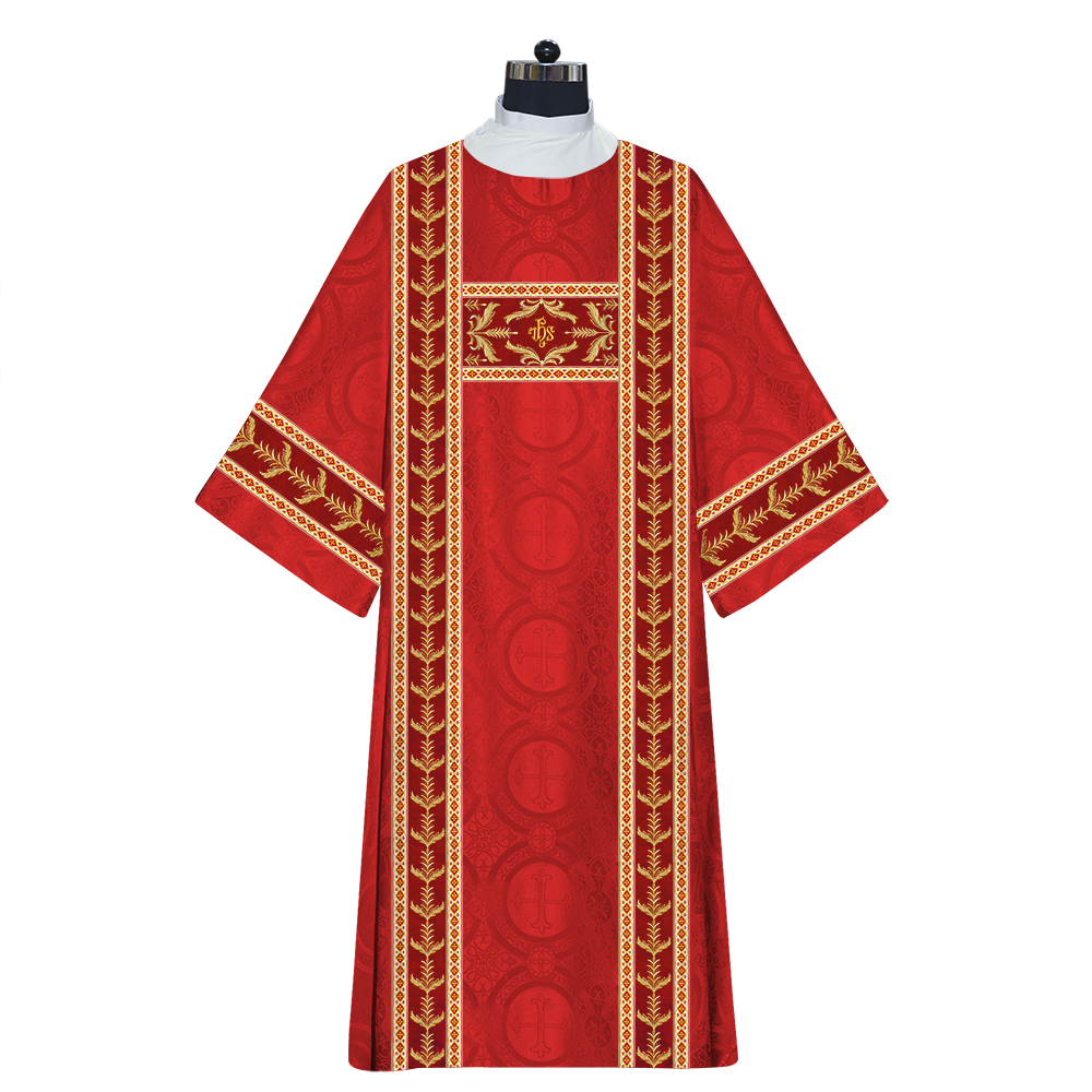 Dalmatics Vestments With Adorned Orphrey and Trims