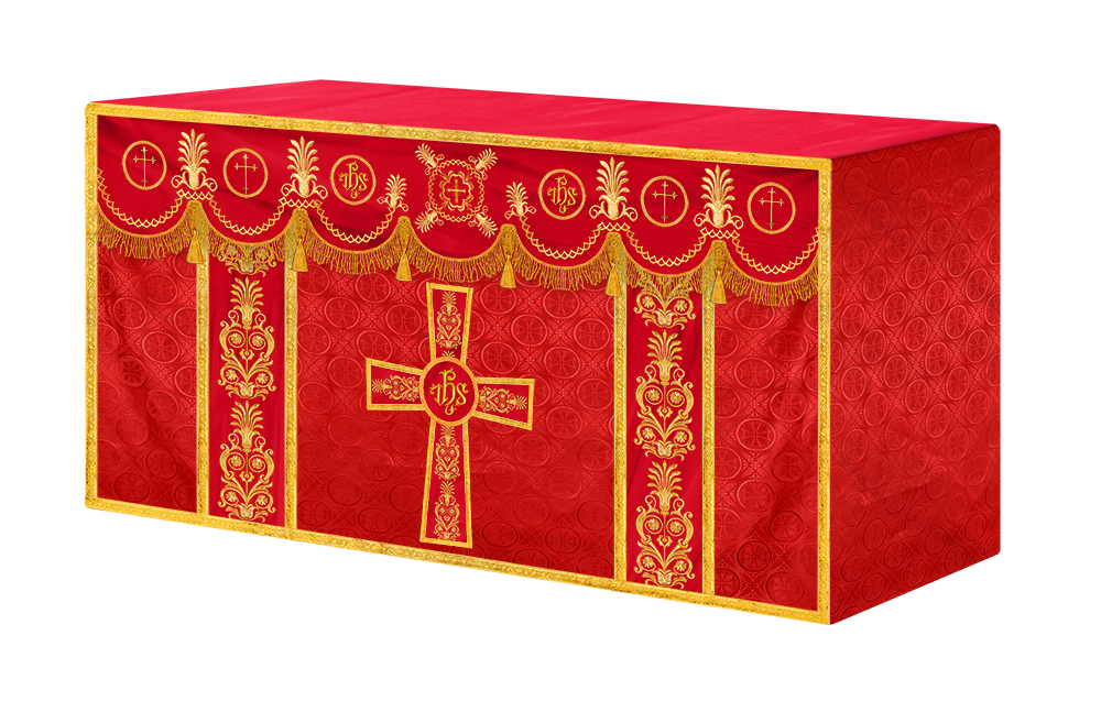 Ornate Embroidered Liturgical Altar Cloth