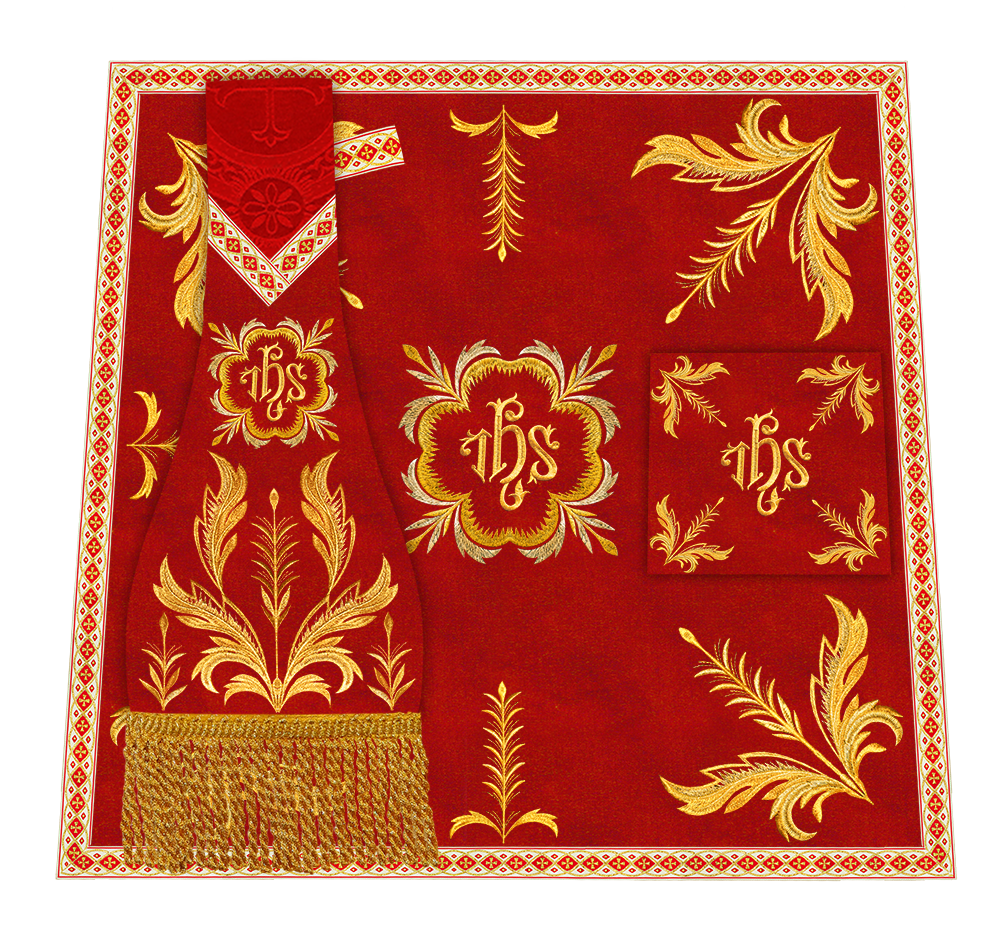 Borromean Chasuble Vestment With Liturgical Trims