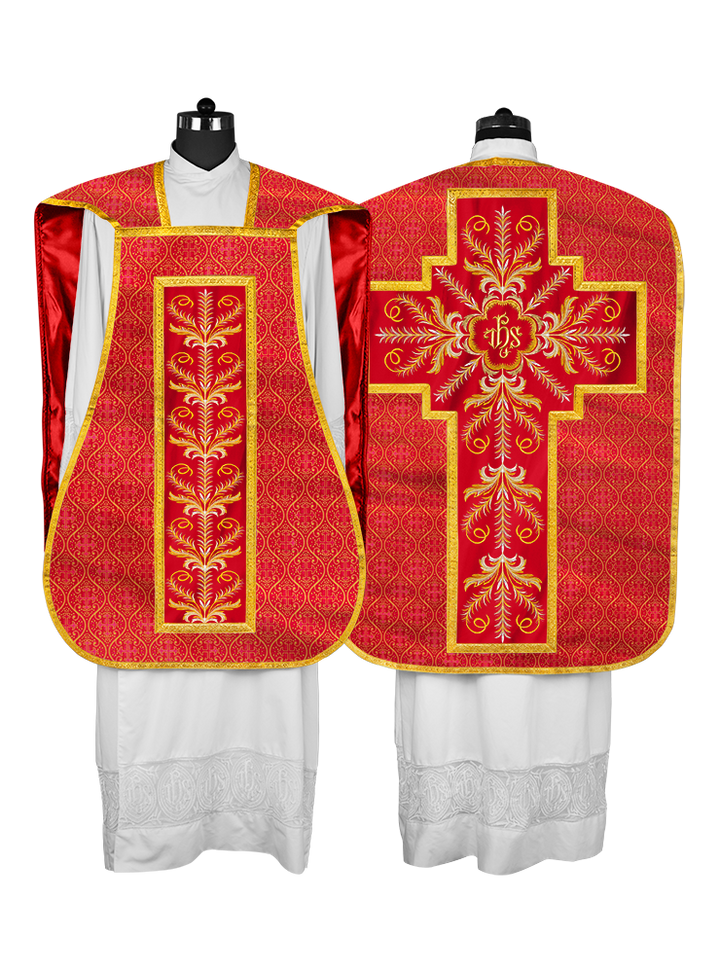 Roman Chasuble with liturgical motifs